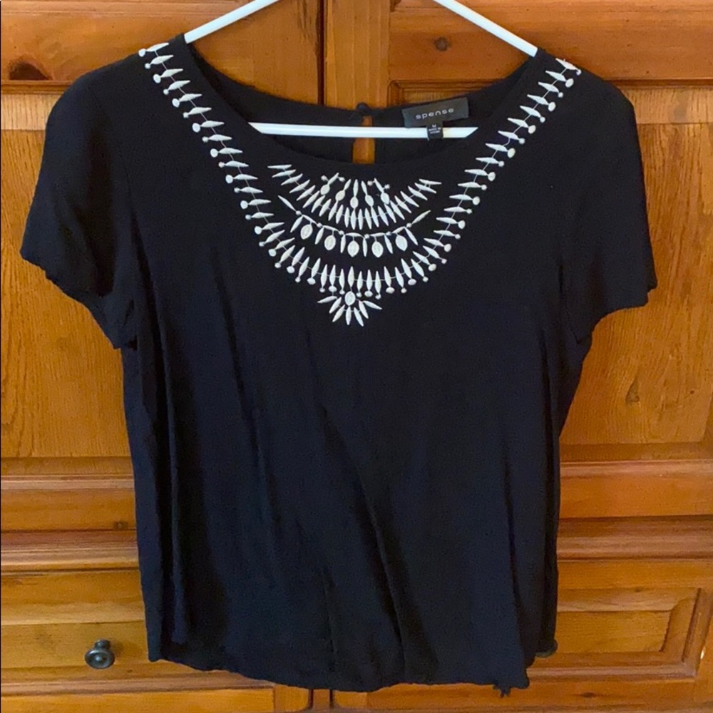 Long blouse.
